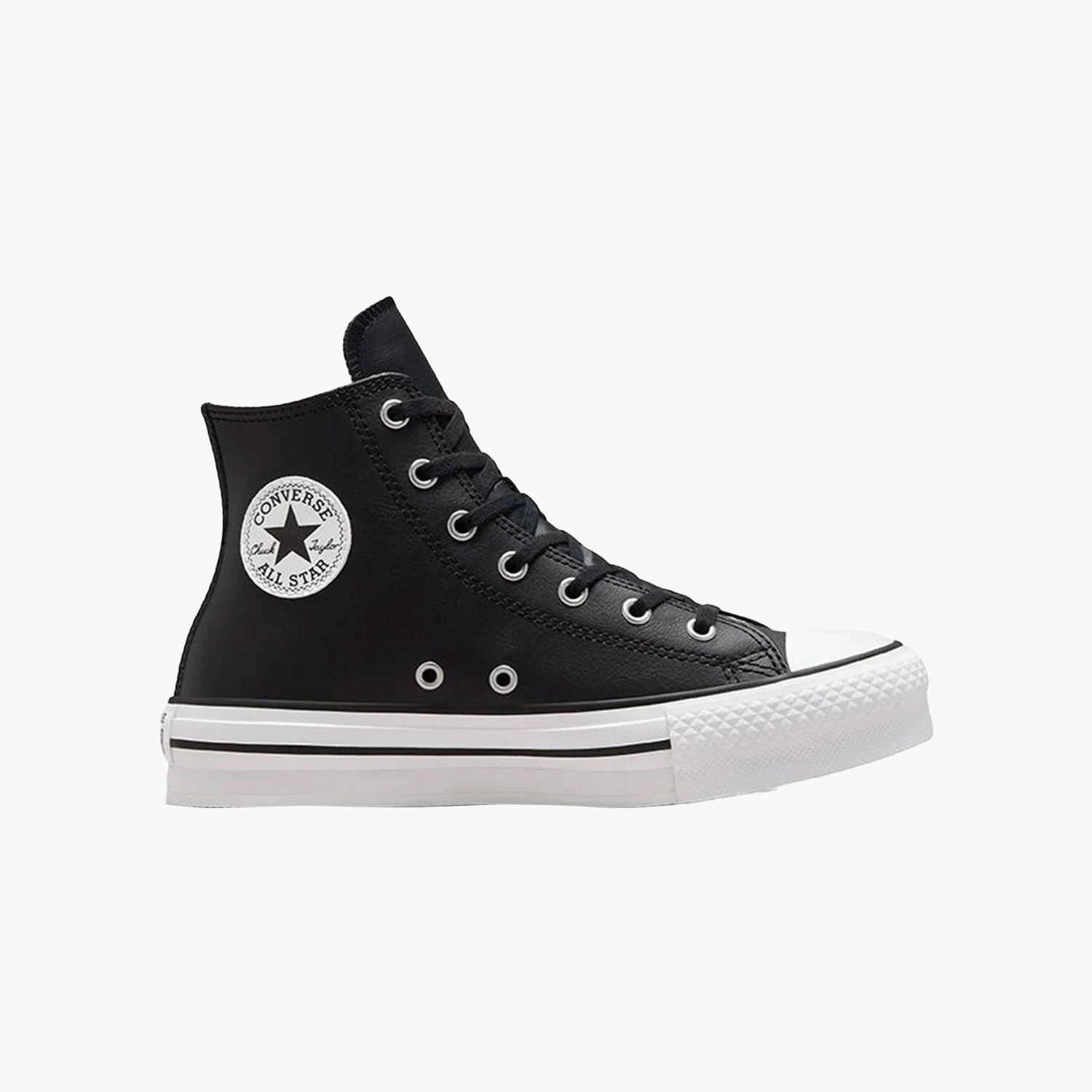 Bleaching Sneakers Kid's Chuck Taylor All Star Lift Platform Leather Grade School