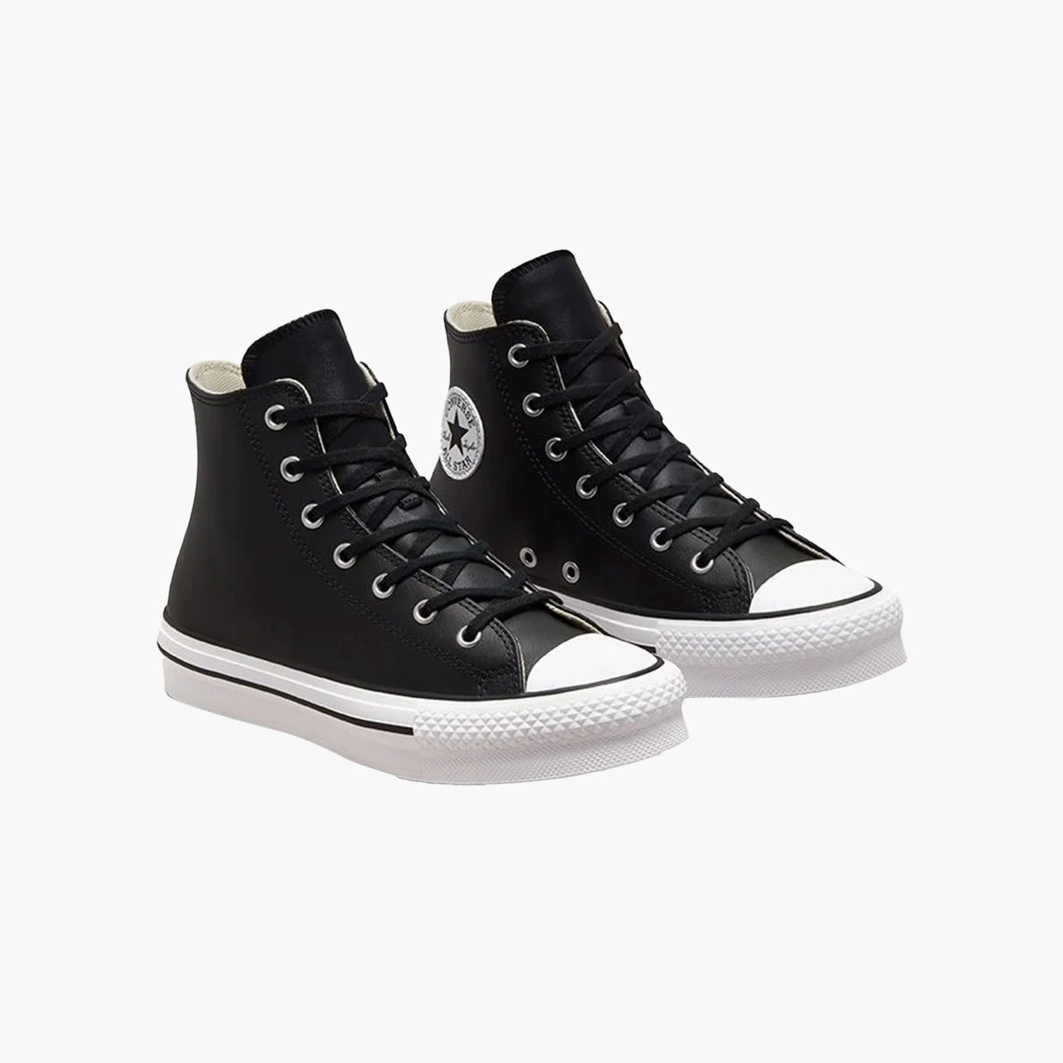 Kid's Chuck Taylor All Star Lift Platform Leather Grade School Jamal Crawford Sneakers