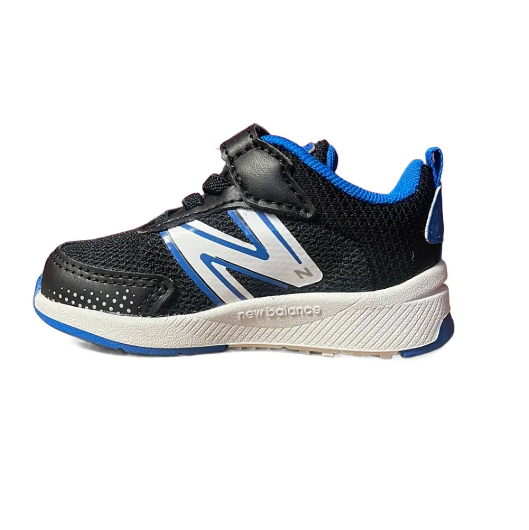 Kid's 545v1 Black/Blue Oasis (Size 4C-10C) Running Shoes Vs Walking Shoes