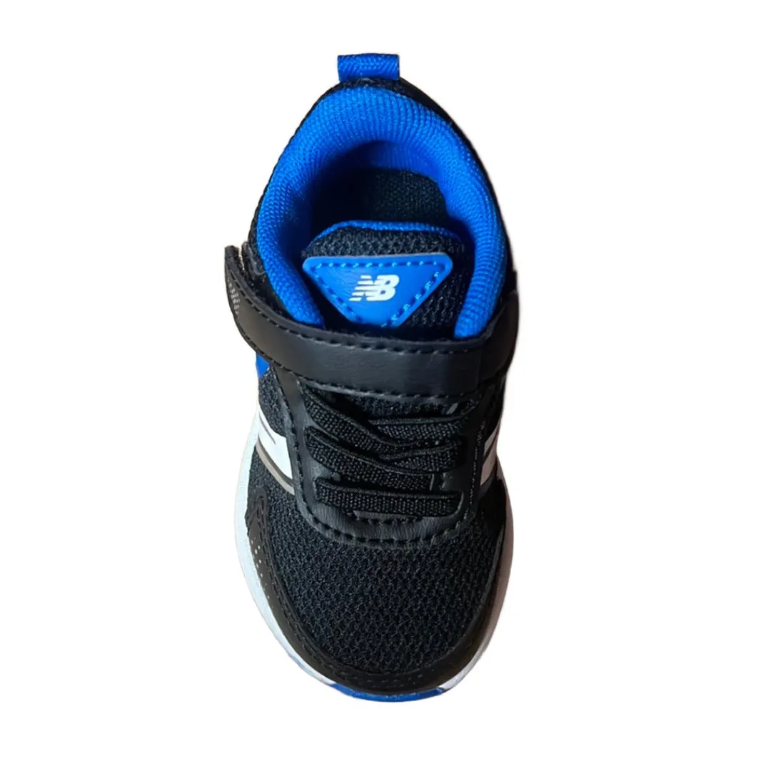 Gel-kayano Running Shoes Kid's 545v1 Black/Blue Oasis (Size 4C-10C)