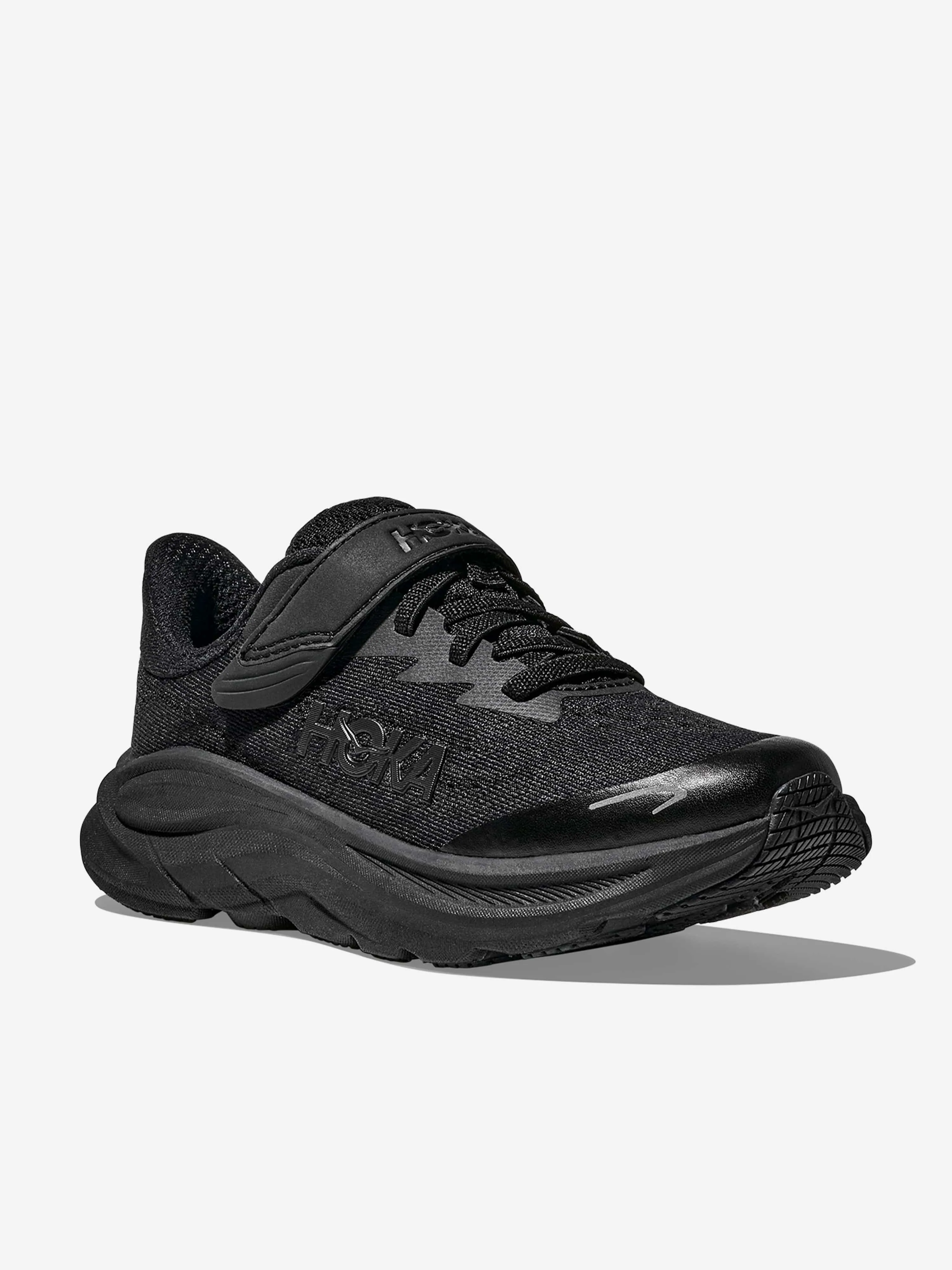 Best Run Training Shoes Kids Clifton 10 Trainers in Black