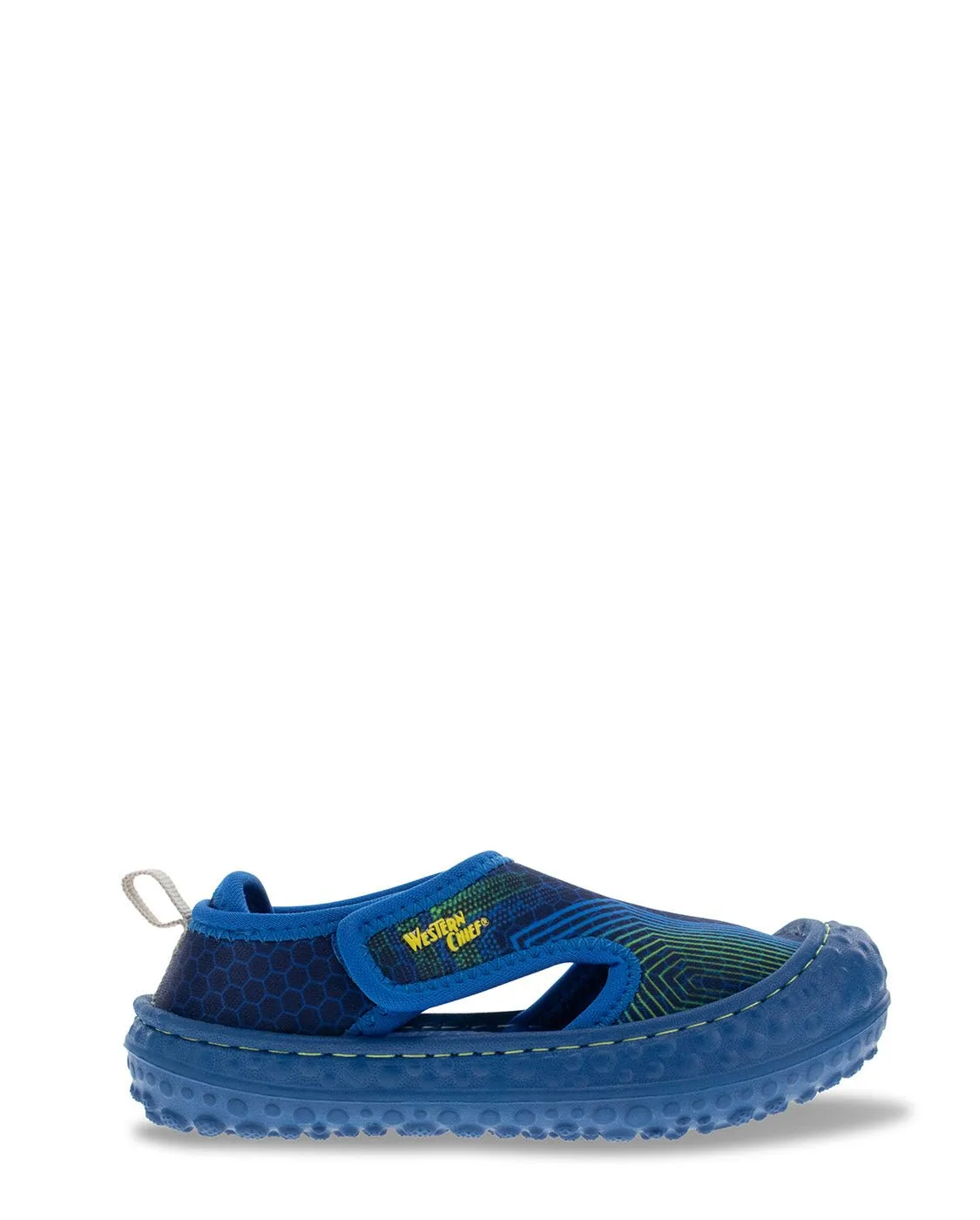 Kids Discover Sandal - Blue Slide Sandals Leather