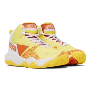 KIDS PRESS BREAK - YELLOW FADE / BURNT ORANGE / WHITE Best Shoes Strength Training