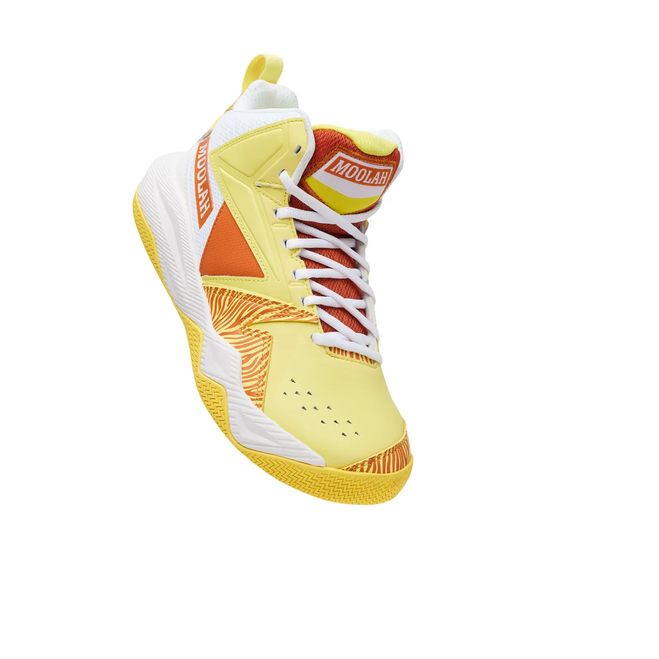 Top Weight Training Shoes KIDS PRESS BREAK - YELLOW FADE / BURNT ORANGE / WHITE
