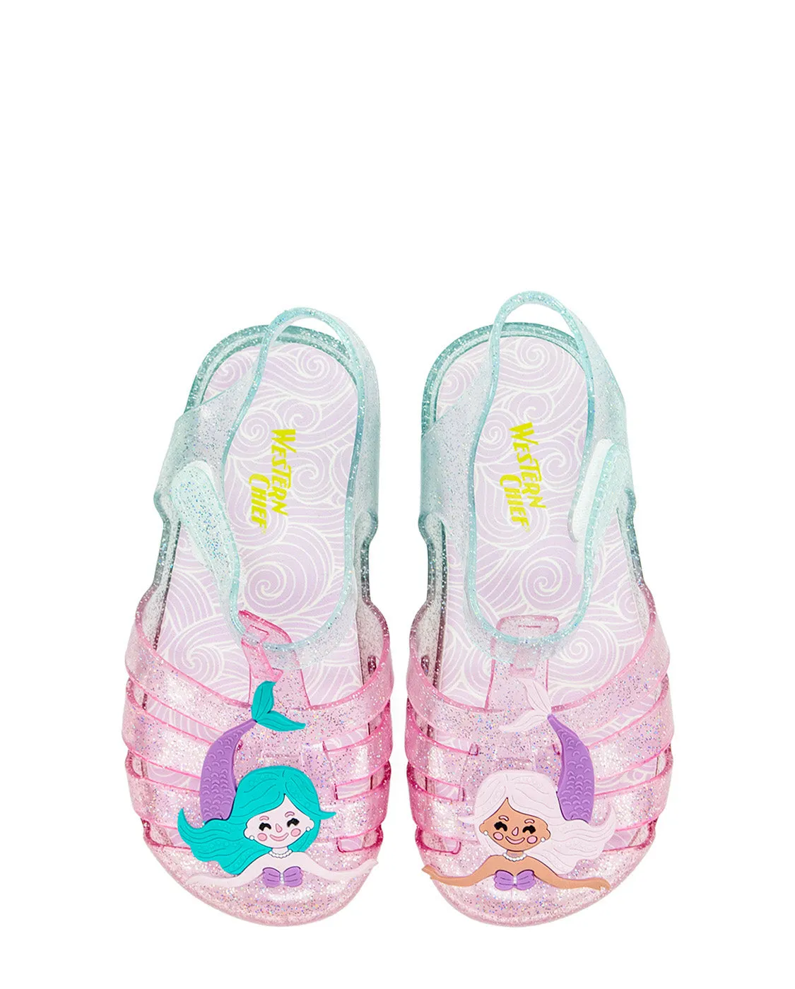 Sandals Royal Bahamian Spa Resort Kids Wonder Everglitter Mermaid Lighted Sandal - Multi