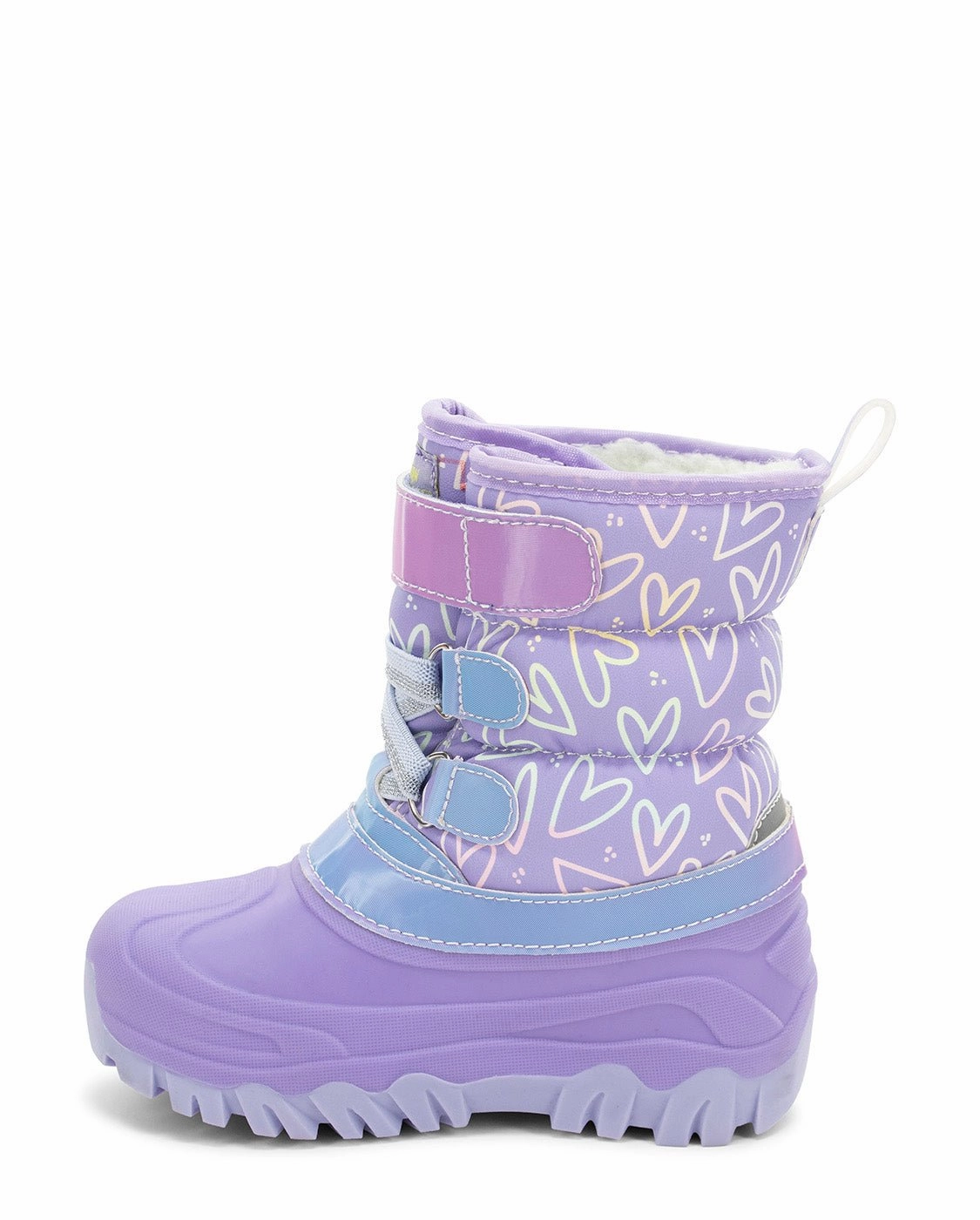 Fur Boots Knee High Kids Ascend Faux Fur Cold Weather Boot - Purple