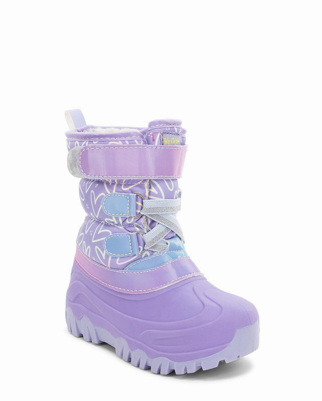 Kids Ascend Faux Fur Cold Weather Boot - Purple King Compression Boots