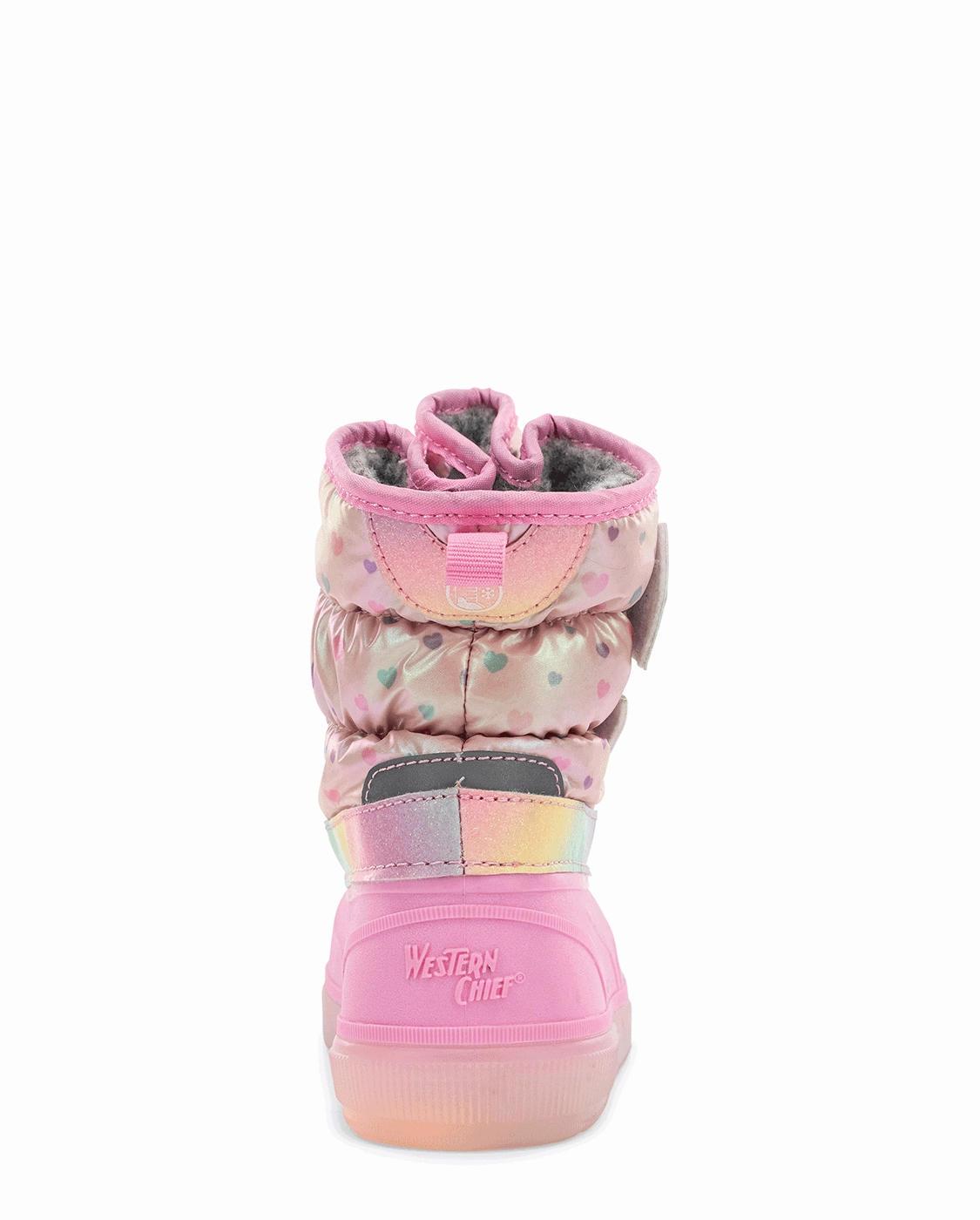 Kids Denali Lighted Faux Fur Cold Weather Boot - Pink Baffin Winter Boots
