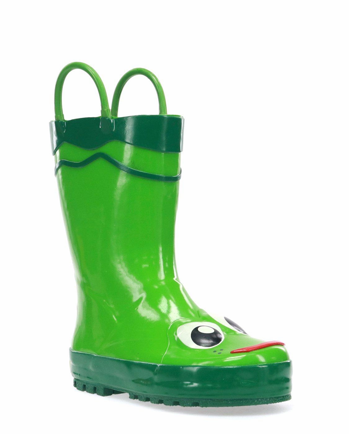Kids Fritz Frog Rain Boot - Green Academy Sports Snake Boots