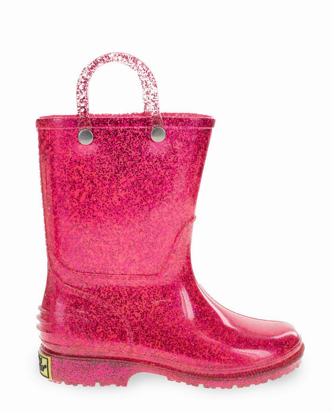 Kids Glitter Rain Boot - Hot Pink Mini Hunter Boots