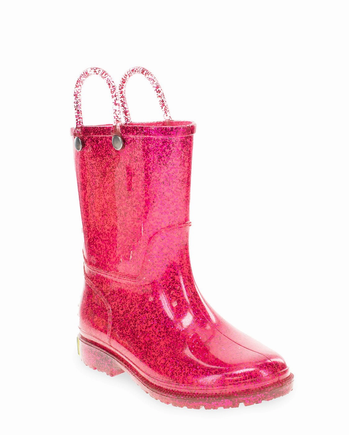 Work Boots For Men Kids Glitter Rain Boot - Hot Pink