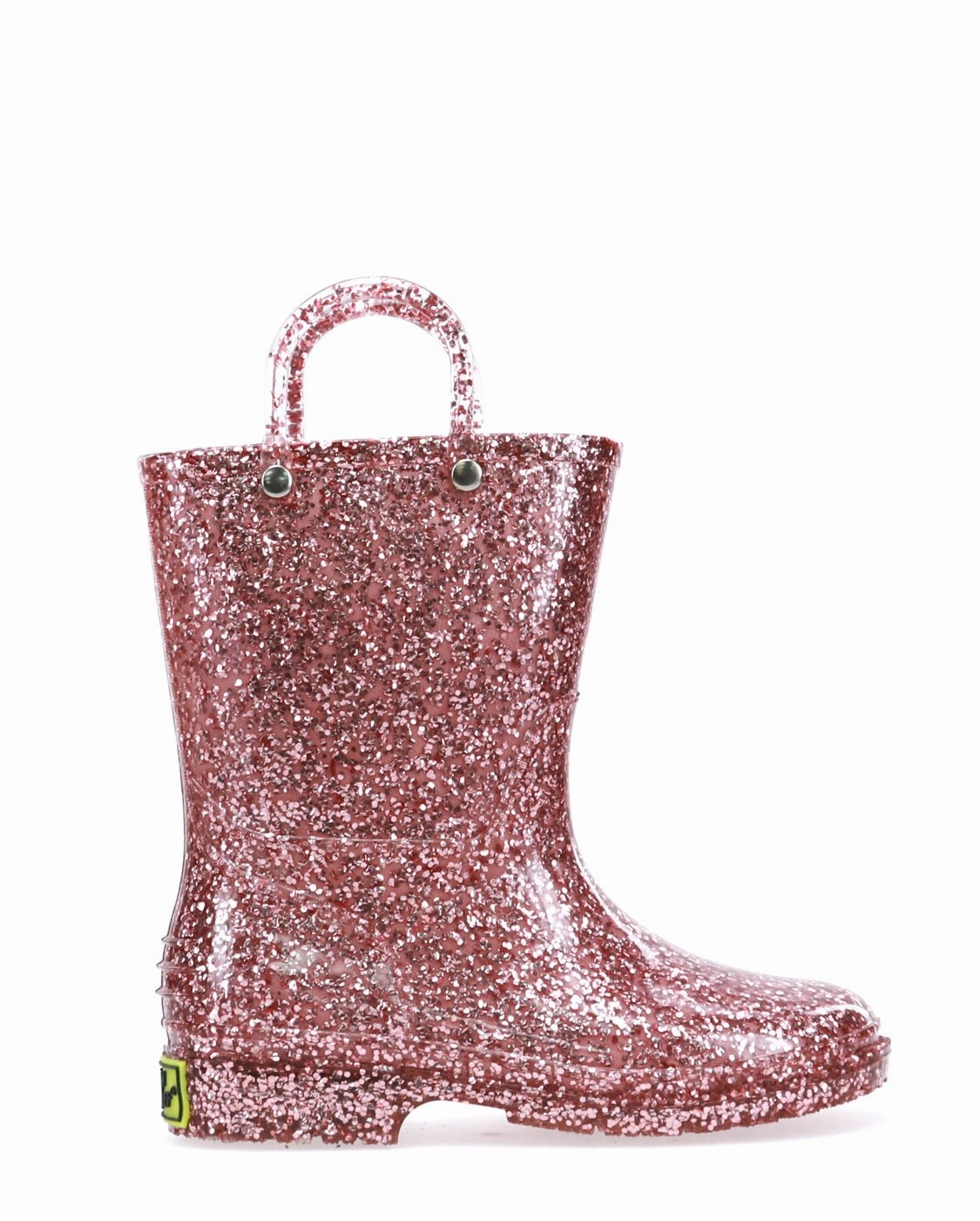 Kids Glitter Rain Boot - Rose Gold Hunter Boots
