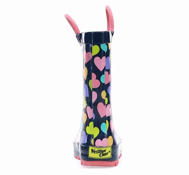 Asphalt Boots Kids Happy Hearts Rain Boot - Multi