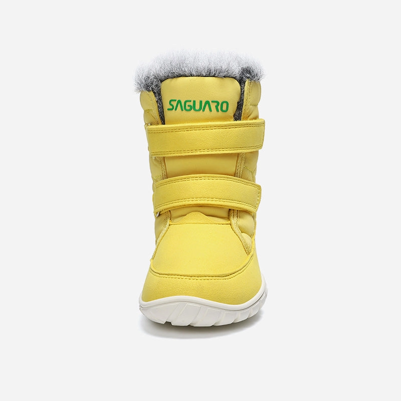 Kids Macaron I - Winter Barefoot Boots Gold High Boots