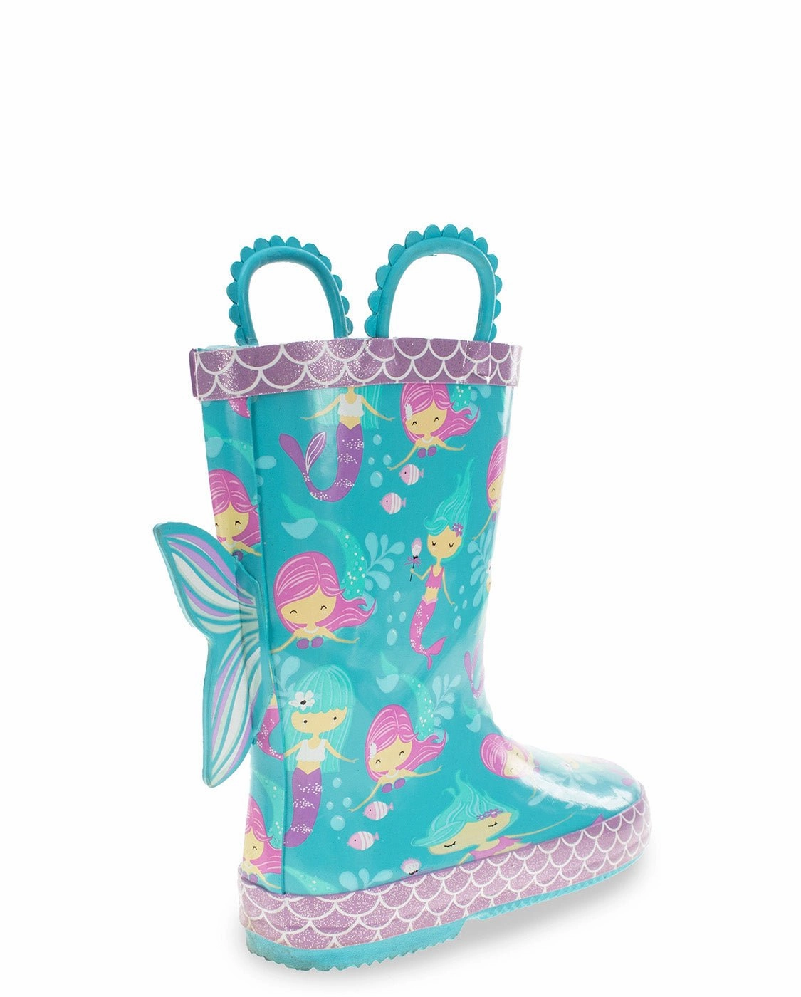 Rieker Boots Kids Mermaid Tales Faux Fur Rain Boot - Aqua