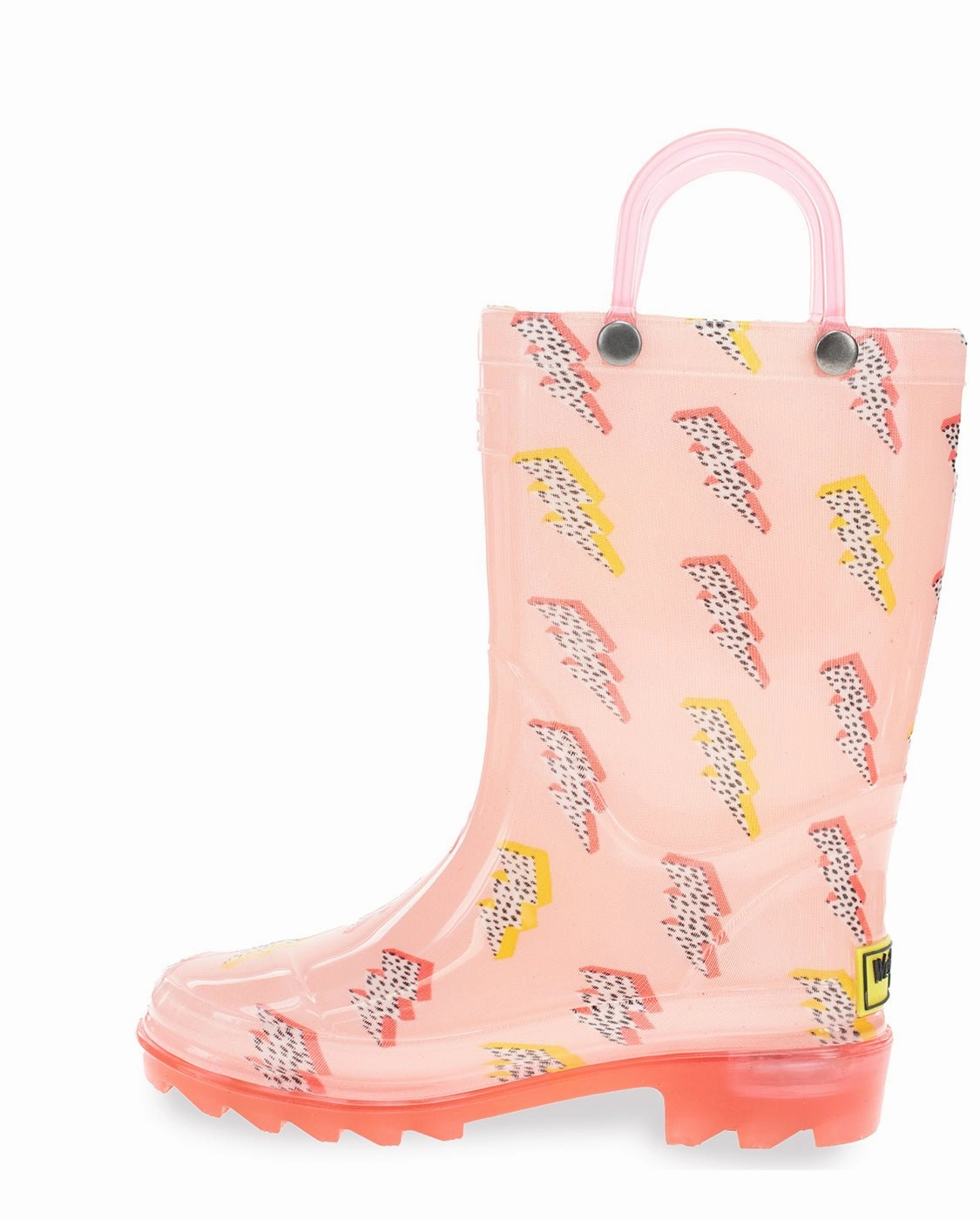 Kids Pink Lightning Lighted Rain Boot - Pink Boots Cody James