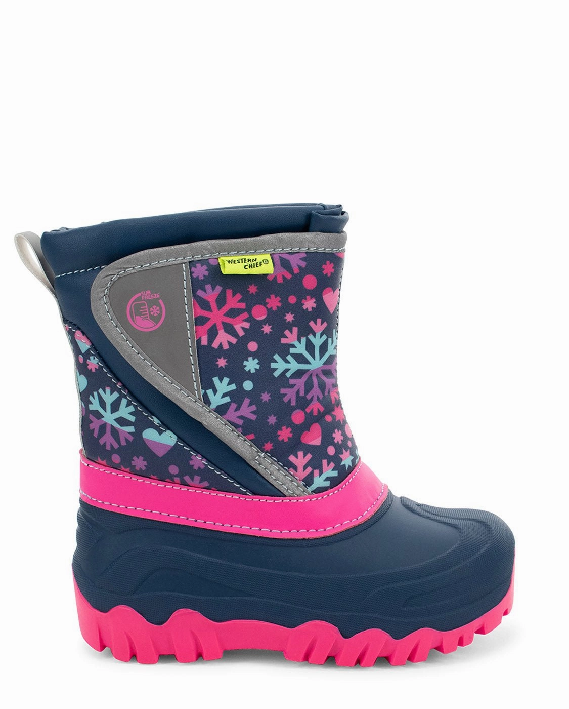 Fur Lined Dress Boots Kids Selah Faux Fur Cold Weather Boot - Navy