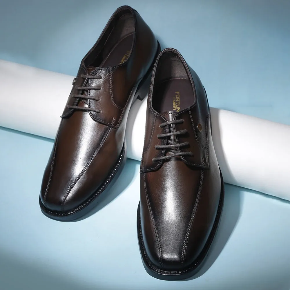 Fortune By Liberty Men ECO-01E Brown Formal Lacing Shoes Navy Dress And Shoes