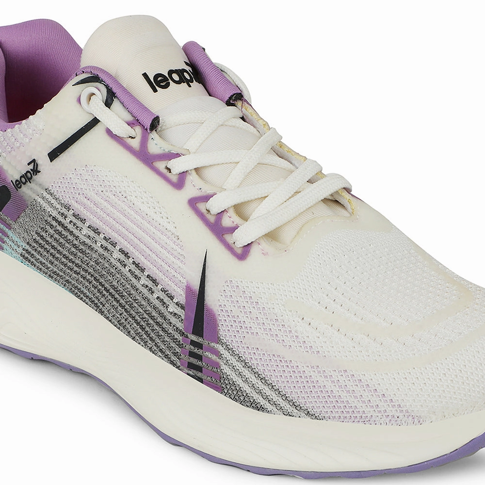 All Around Training Shoes Leap7x Purple Sports Running Shoes For Women STELLA By Liberty