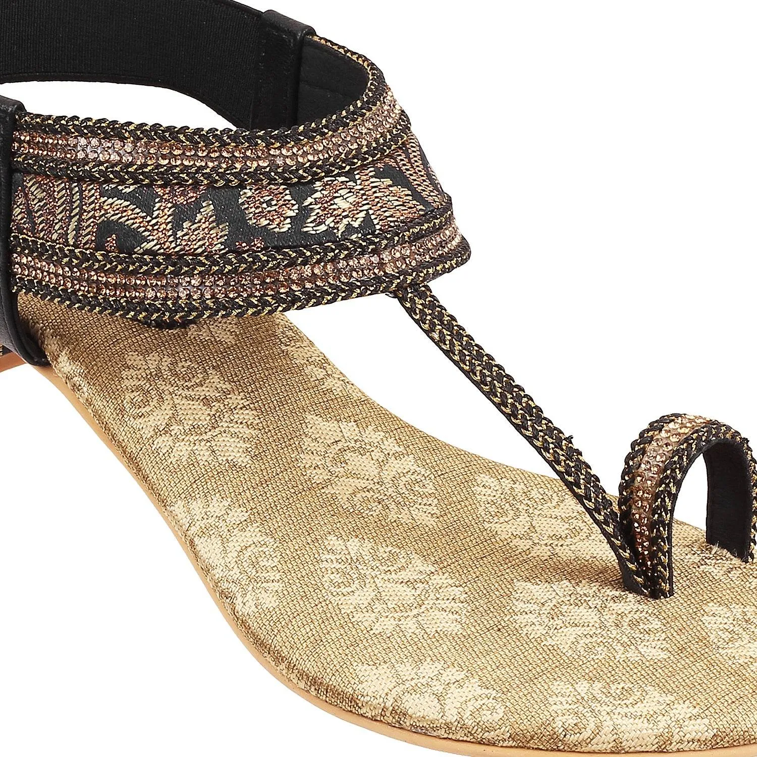 Bottega Knot Sandals Lazera Ethnic Toe-Ring Sandals (1418)
