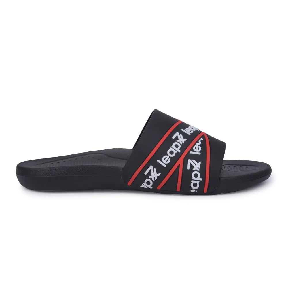 Wide Width Sandals Leap7x By Liberty Mens OTTO Black Bin Slippers