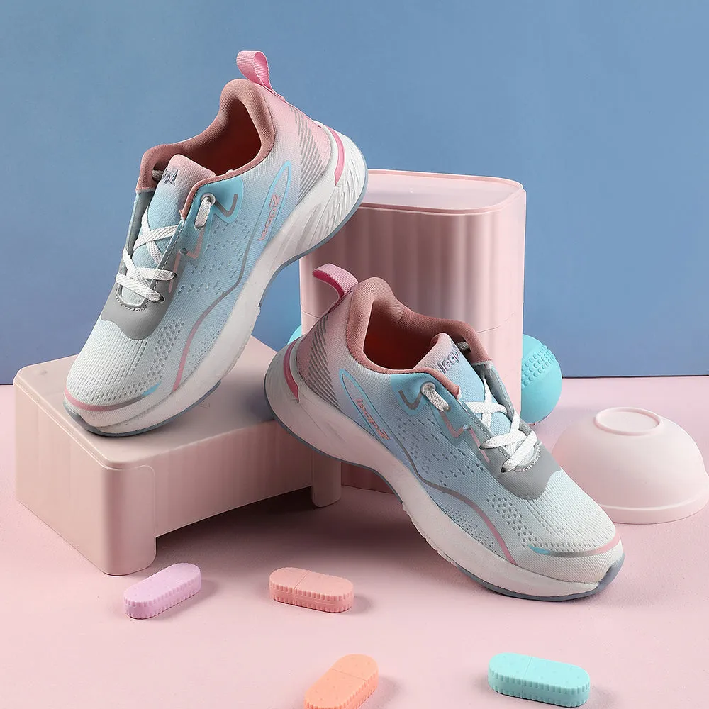 Leap7x Sky Blue Sports Lacing Walking Shoes For Women GHD-W10E By Liberty Nike Jordan Training Shoes