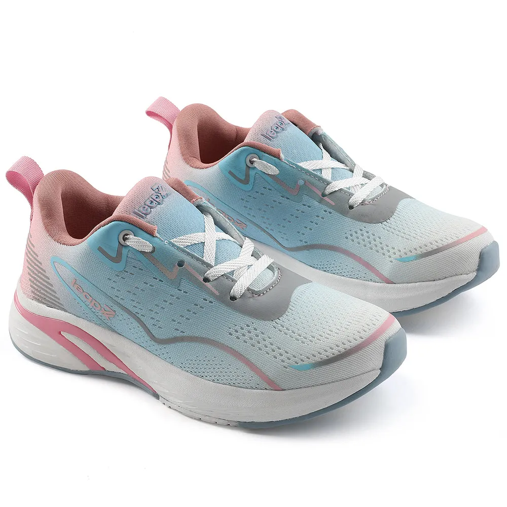 Tyr Training Shoes Leap7x Sky Blue Sports Lacing Walking Shoes For Women GHD-W10E By Liberty