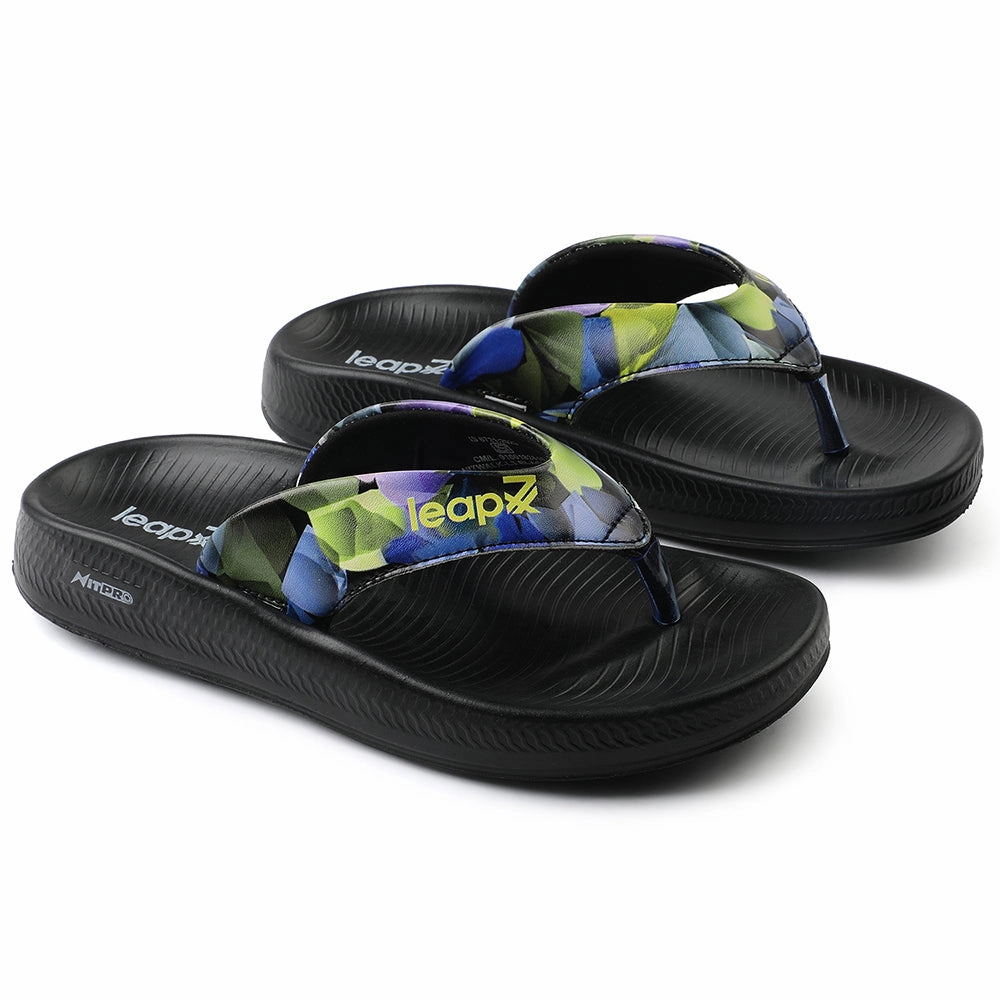 Leap7x Black Casual Flip-Flop For Women NITWALK-L3 By Liberty Slip On Boots Slip On Boots Leather Slip On Boots Slip On Canvas