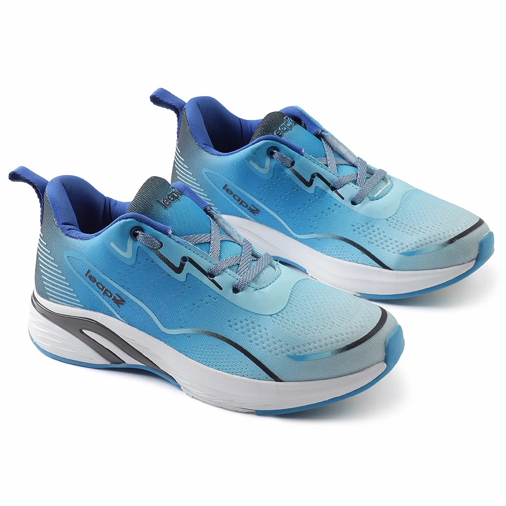 Leap7x Blue Sports Lacing Walking Shoes For Women GHD-W10E By Liberty All Purpose Training Shoes