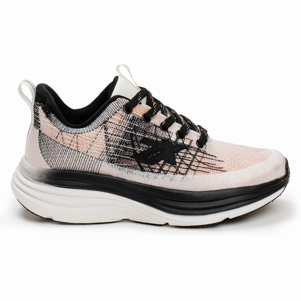 Leap7x Peach Sports Lacing Running Shoes For Women WAVESTAR-4 By Liberty Puma Xt Training Shoes