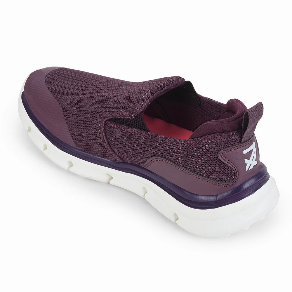 Leap7x Purple Non Lacing Sports Walking Shoes For Women BRISBEN10E By Liberty Ultra Boost Training Shoes