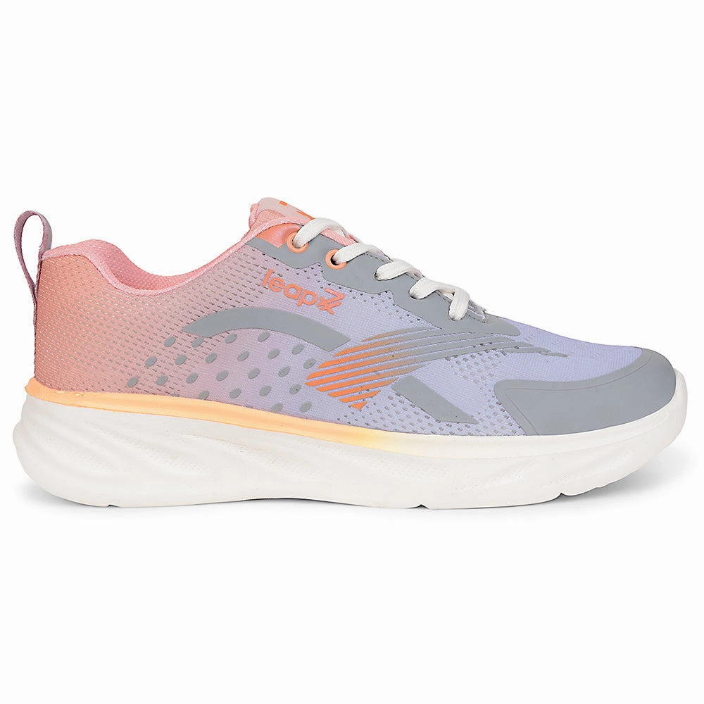 Leap7x Purple Sports Lacing Running Shoes For Women MITALI-1 By Liberty Mahomes Training Shoes
