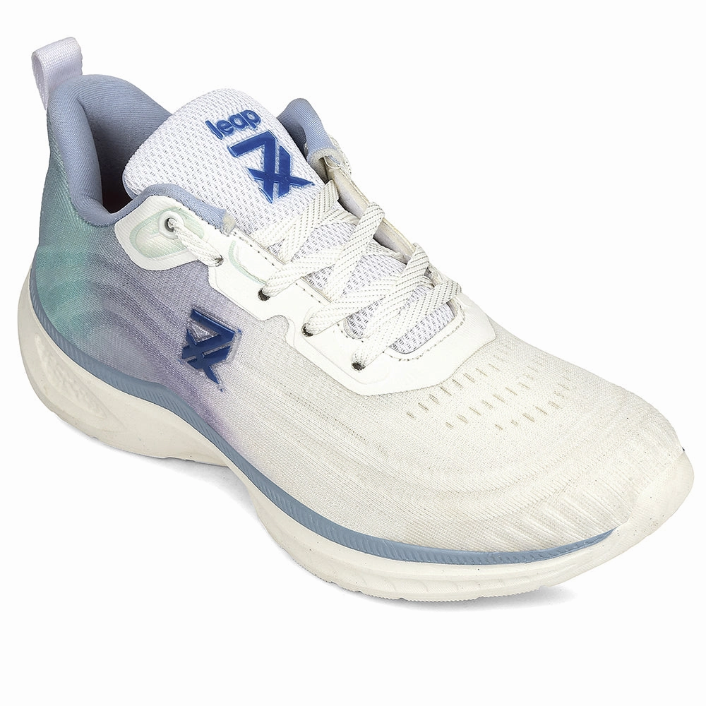 Leap7x Purple Sports Lacing Running Shoes For Women RWL-58 By Liberty Jordan Cross Trainer Shoes