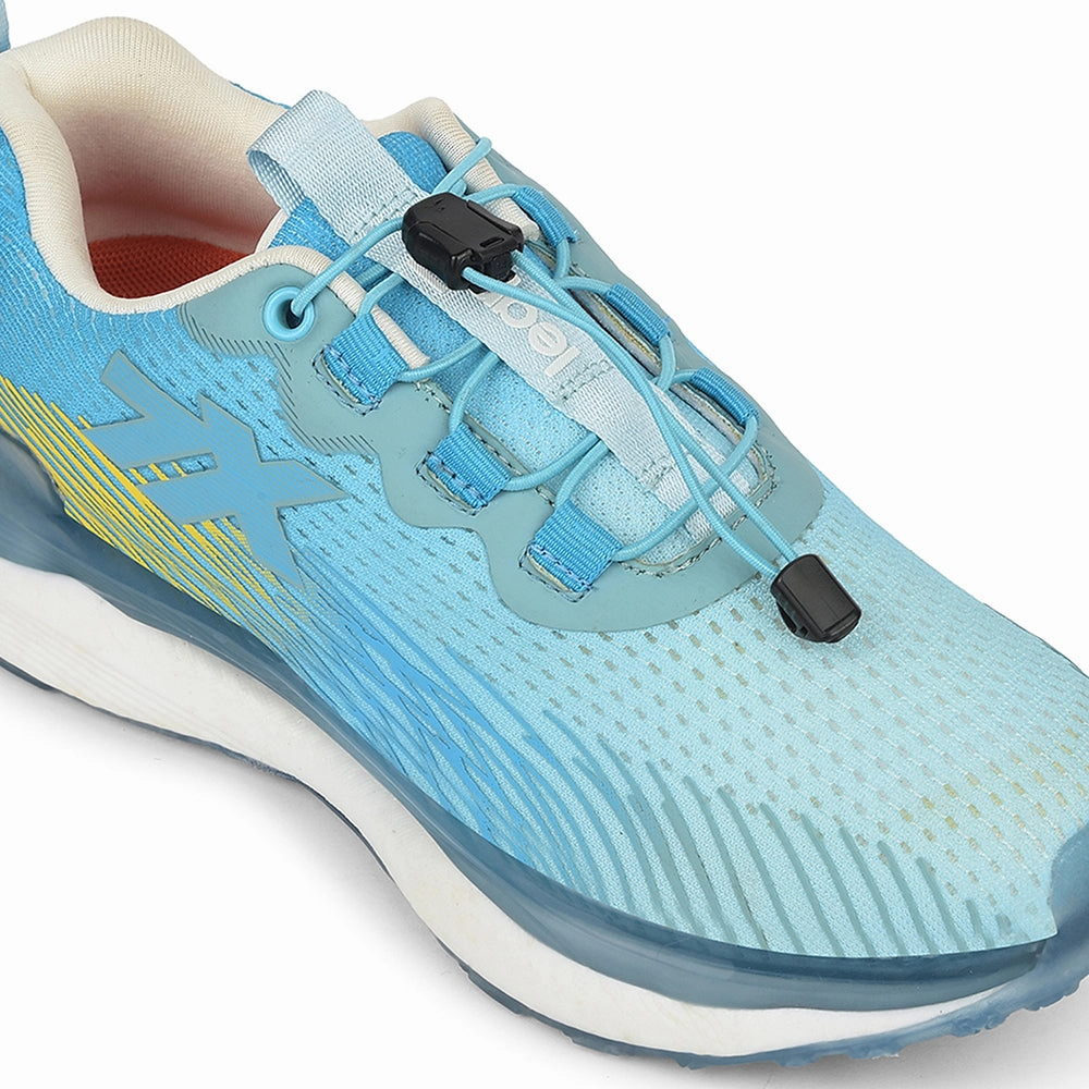 Leap7x Sky Blue Sports Lacing Running Shoes For Women CHELSY-3 By Liberty Running And Cross Training Shoes