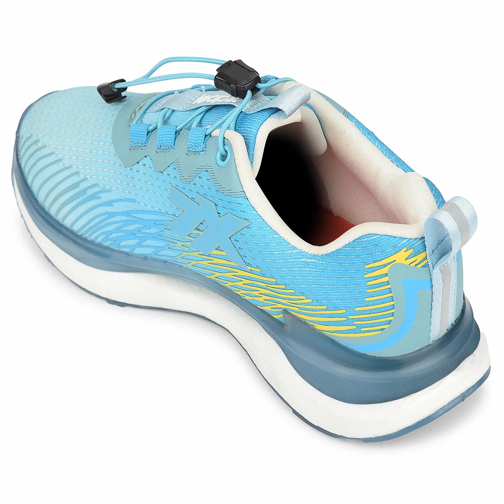 Leap7x Sky Blue Sports Lacing Running Shoes For Women CHELSY-3 By Liberty On Running Training Shoes