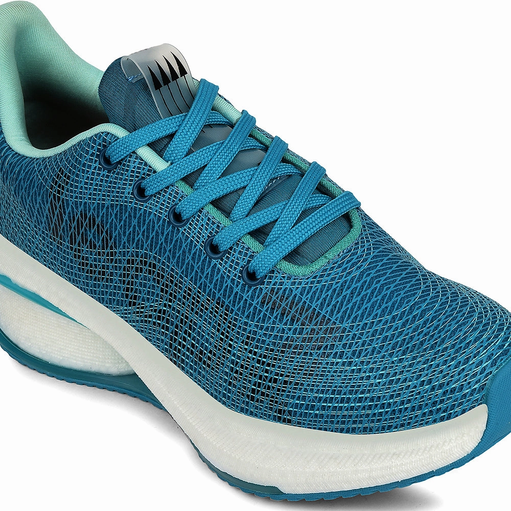 Charged Breathe Training Shoe Leap7x Teal Blue Sports Lacing Running Shoes For Women ARMENIA-3 By Liberty