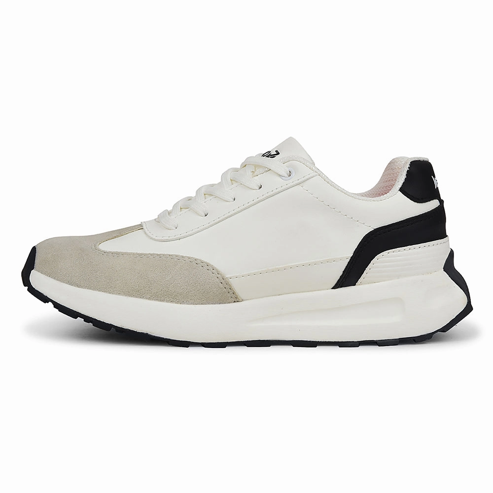 Leap7x White Sports Lacing Running Shoes For Women NIXY-1E By Liberty Adidas Super Trainer Shoes