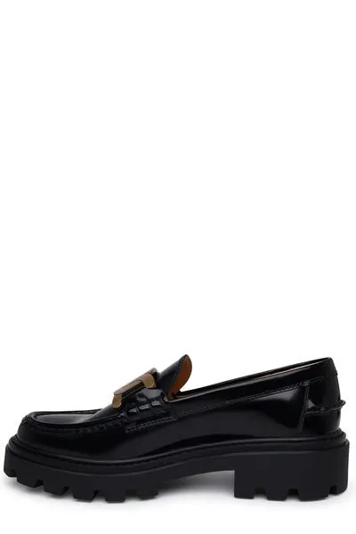 Suede Tassel Loafers LEATHER LOGO LOAFERS.