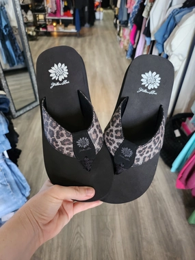Leopard Flip Flops Slip On Snow Boot