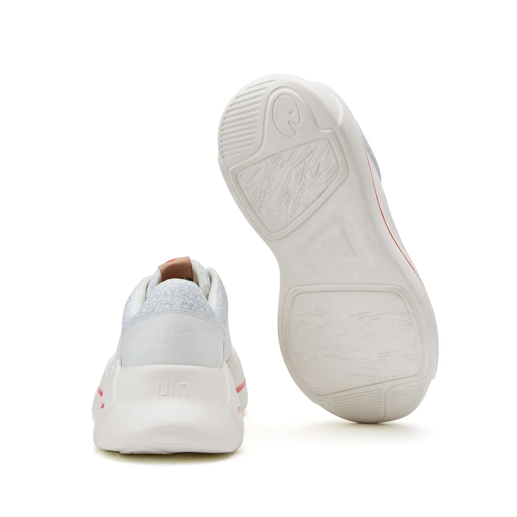 Bright White Santander I Women Running Track Sneakers