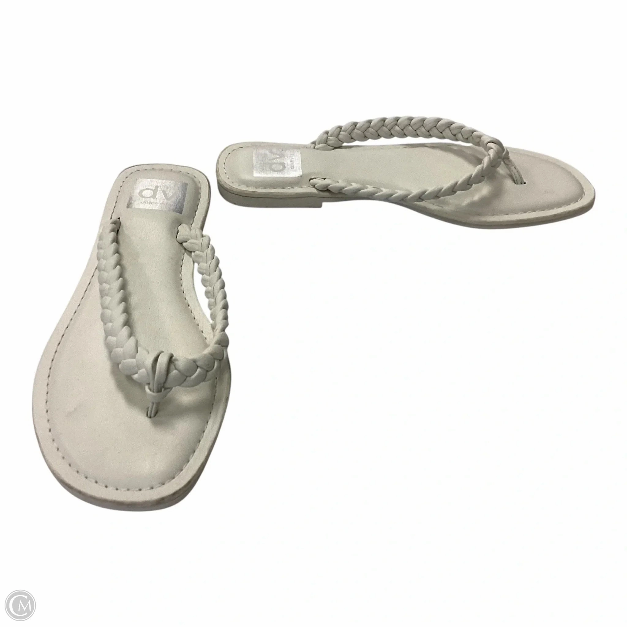 Sandals Flip Flops By Dolce Vita In White, Size: 7.5 Marshmallow Flip Flops