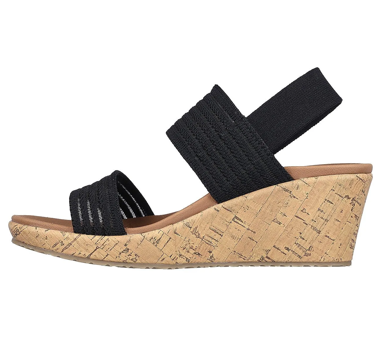 Shoes With Flat Soles SKECHERS BEVERLEE - SHEER LUCK - 119571 - BLK