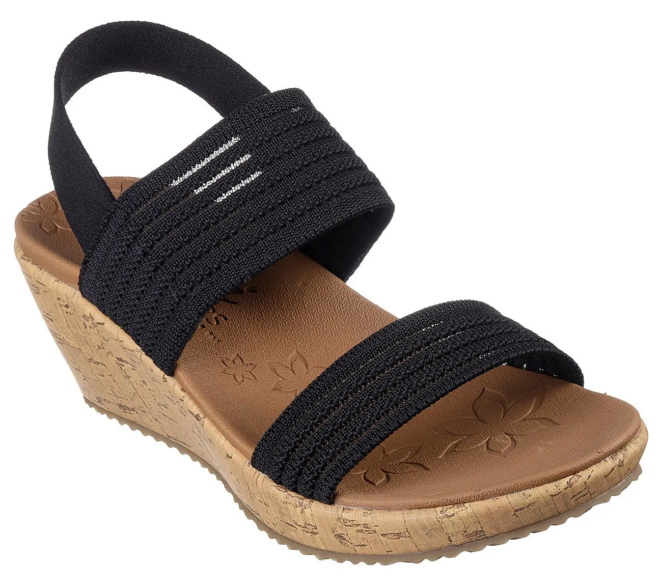 Flat Shoes Party Dress SKECHERS BEVERLEE - SHEER LUCK - 119571 - BLK