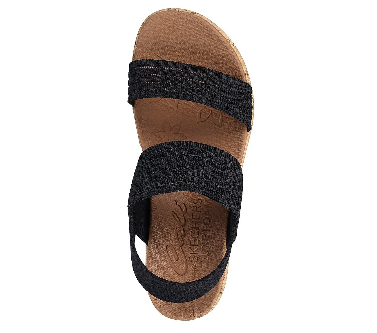 SKECHERS BEVERLEE - SHEER LUCK - 119571 - BLK Shoes Flat Sketch