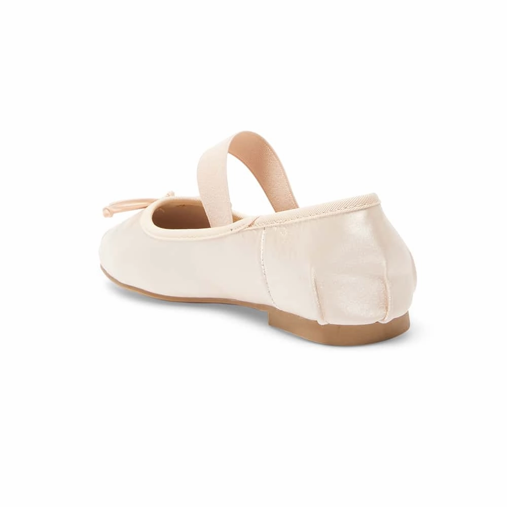 Rose Flat in Blush Satin Best Ballet Shoes For Flat Feet