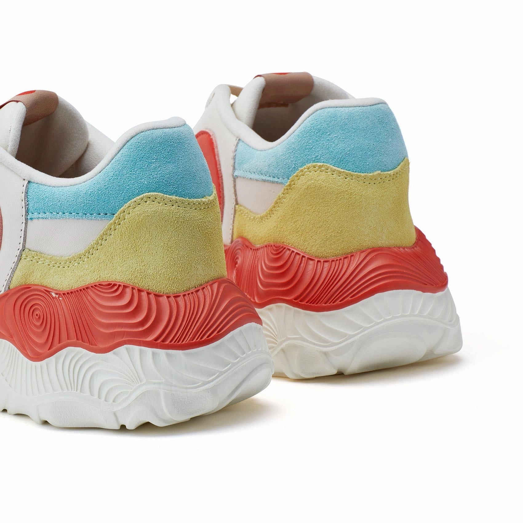 Lime Cake Teide Park I Women Italian Leather Sneakers