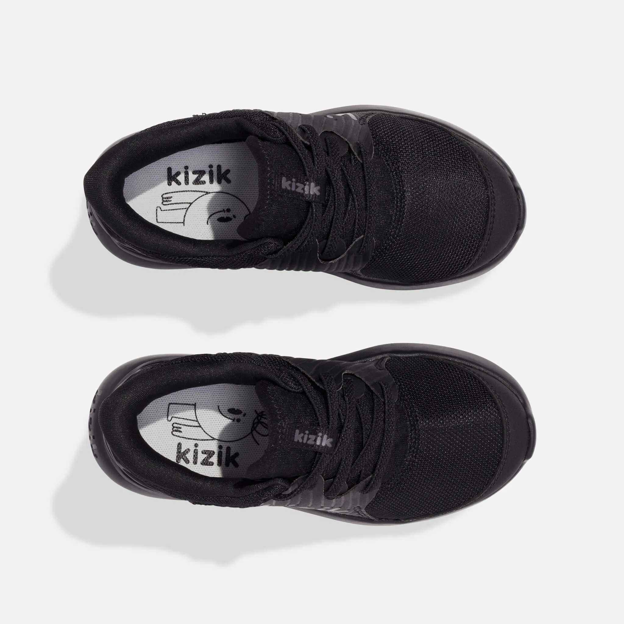 Little Kid Anaheim - Blackout Sneakers For High Arch Feet