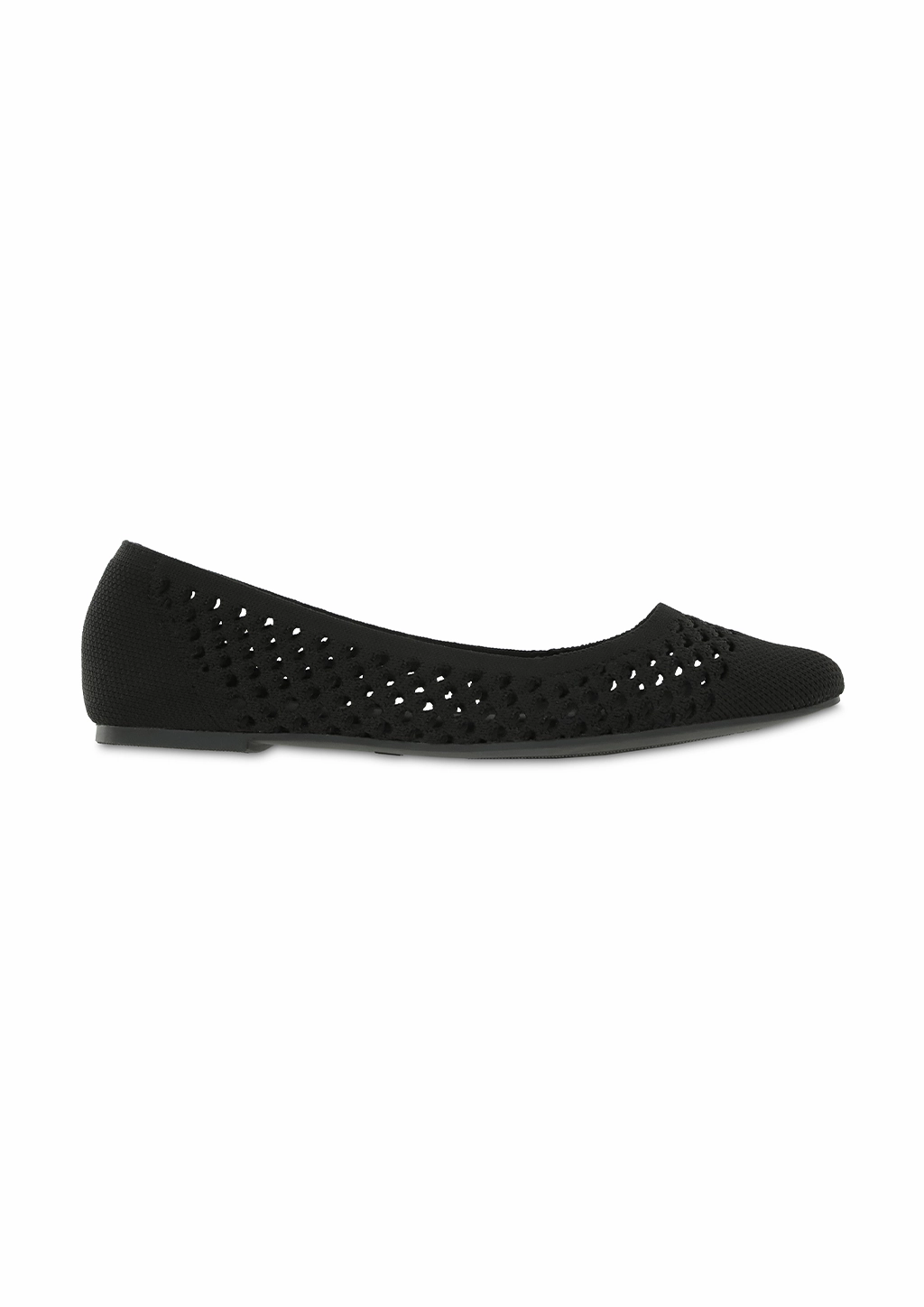 LOVI - BLACK Flat Leather Shoes