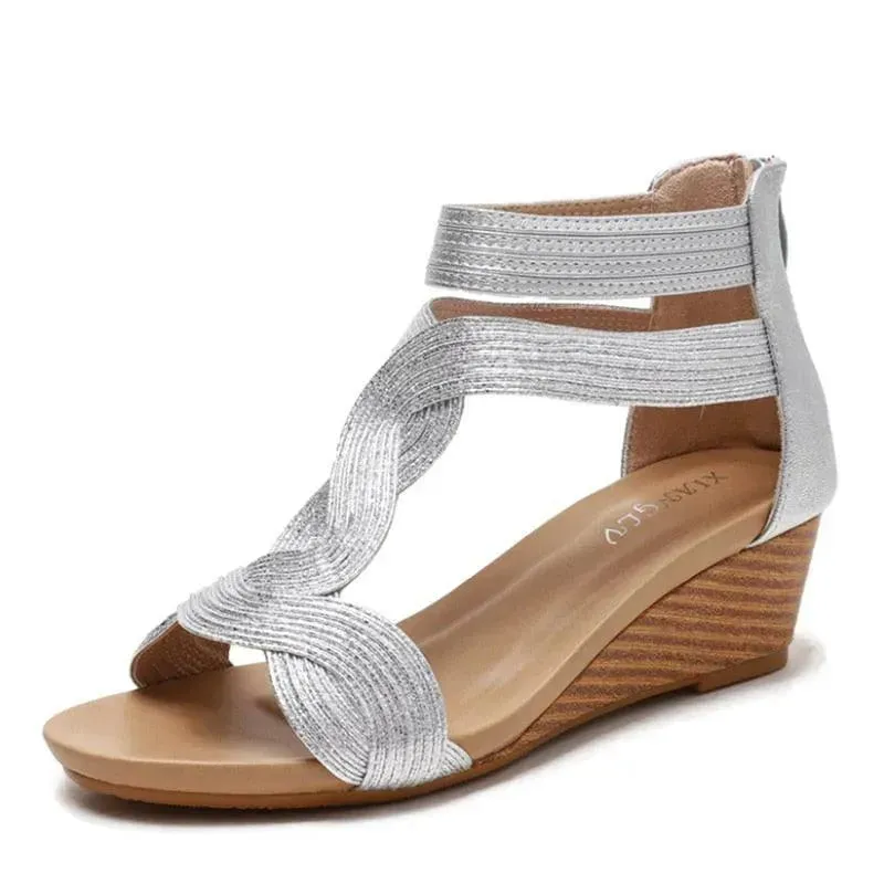 Blaire Sandals Low Heel Wedge Sandal Shoes