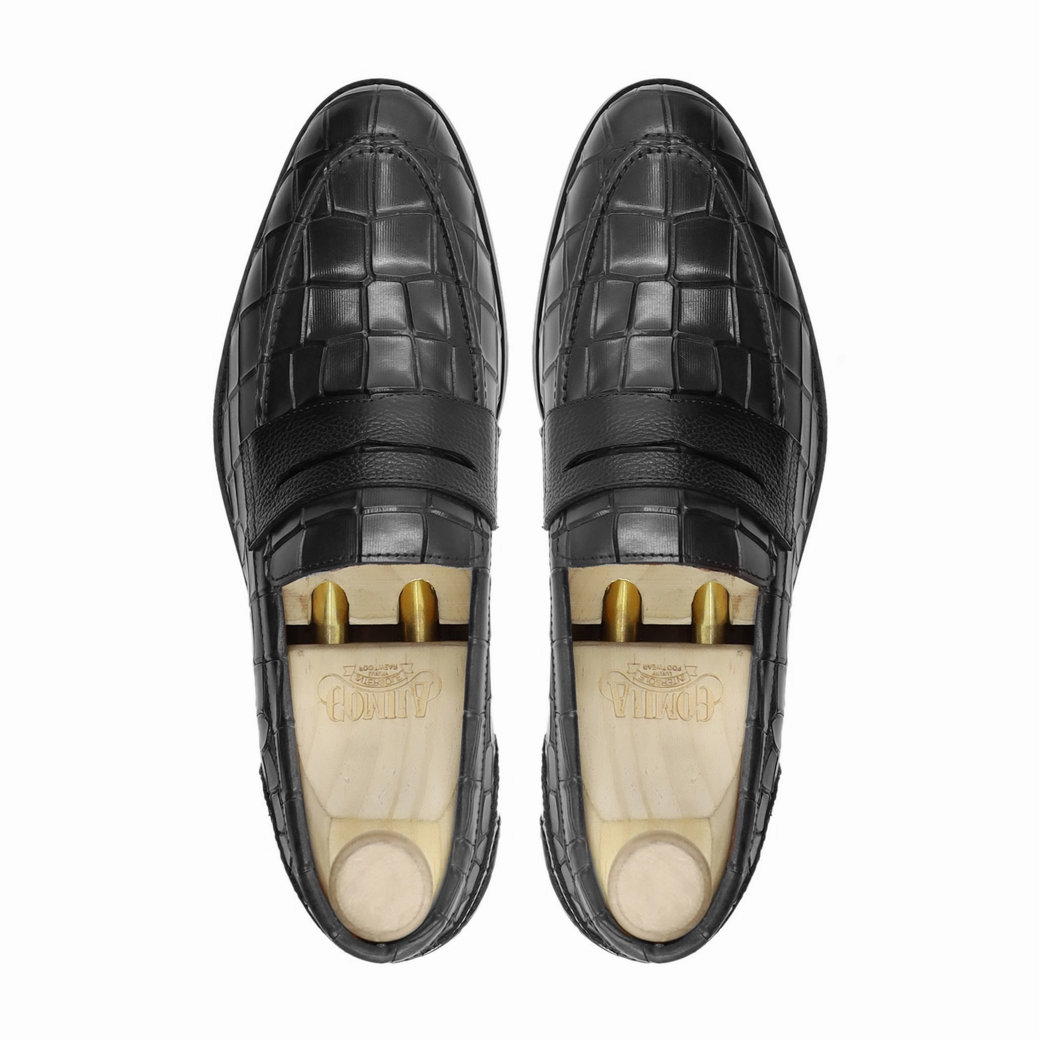 Loafers Patent Ulvila - Men's Black Calf Leather Loafer